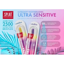 SPLAT 2 Adet Ultra Sensitive Diş Fırçası Ultra Ince Kıllar Gümüş Iyonlu