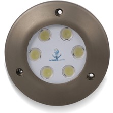 Oceanus Lighting 6 LED Beyaz Renk Alüminyum Su Altı Aydınlatması