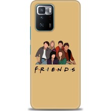 Xiaomi Poco X3 Gt Kılıf Hd Baskılı Kılıf - Friends + 9h Nano Ekran Koruyucu