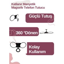 Audi A3 8V 2013-2020 Uyumlu  Akıllı Telefon ve Magsafe KILIF ve Cihazları ile Uyumlu Manyetik Mıknatıslı Telefon Tutucu