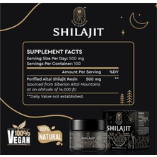 Altay Mummıyo Shilajit Resin With Fulvic Acid Original Siberian Pure Shilajit With 85+ Humic Acid 100 Serving / 50GR.MADE In Usa