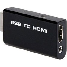 Soylu Elektronik PS2 To HDMI Çevirici Adaptör Siyah Renk HDMI Bağlantı Uyumlu Taşınabilir
