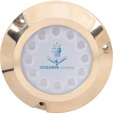 Oceanus Lighting 12 LED Mavi Renk Bronz Su Altı Aydınlatması