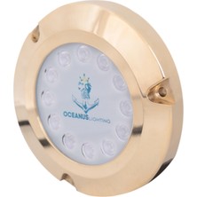 Oceanus Lighting 12 LED Mavi Renk Bronz Su Altı Aydınlatması