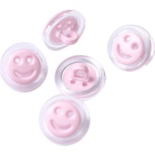 Simisso Figürlü Düğme 5 Adet Model 5 | Bebe Pembe