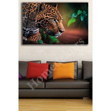 Home Dekors Jaguar Cam Tablo, Aslan Kaplan Ev Ofis Duvar Dekoru,  Büyük Cam Tablo