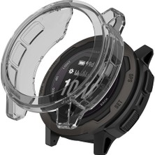 Daart Garmin Instinct 2 Için 2 Şeffaf Yumuşak Tpu Koruyucu Kılıf Anti -Damla Izleme Kapağı - Şeffaf Siyah (Yurt Dışından)