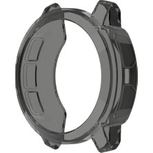 Daart Garmin Instinct 2 Için 2 Şeffaf Yumuşak Tpu Koruyucu Kılıf Anti -Damla Izleme Kapağı - Şeffaf Siyah (Yurt Dışından)
