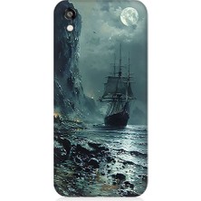 Teknomeg Huawei Honor 8s Uyumlu Fırtınalı Deniz  Desenli Silikon Kılıf