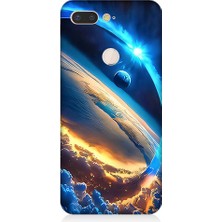 Teknomeg General Mobile Gm9 Pro Uyumlu Gezegen Halkası  Desenli Silikon Kılıf