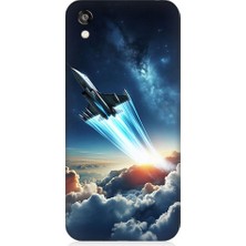 Teknomeg Huawei Honor 8s Uyumlu Uzay Roketi  Desenli Silikon Kılıf