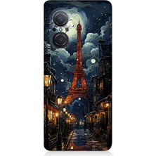 Teknomeg Huawei Nova 9 Se Uyumlu Paris Sokakları  Desenli Silikon Kılıf