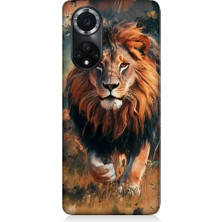 Teknomeg Huawei Nova 9 Uyumlu Aslan Portresi  Desenli Silikon Kılıf