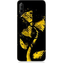 Teknomeg Huawei P Smart Pro Uyumlu Rüzgar Gülü  Desenli Silikon Kılıf