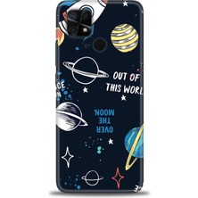 Xiaomi Redmi 10C Kılıf Hd Baskılı Kılıf - Space Fun + 9h Nano Ekran Koruyucu