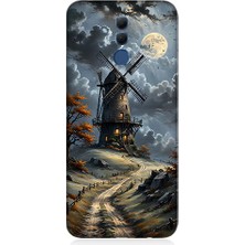 Teknomeg Huawei Mate 20 Lite Uyumlu Yel Değirmeni  Desenli Silikon Kılıf