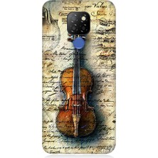 Teknomeg General Mobile GM20 Uyumlu Eski Keman  Desenli Silikon Kılıf