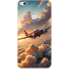 Teknomeg Huawei P9 Lite 2017 Uyumlu Bulutlarda Uçak  Desenli Silikon Kılıf