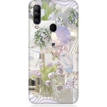 Teknomeg General Mobile GM20 Pro Uyumlu Pastel Çiçekler  Desenli Silikon Kılıf