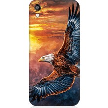 Teknomeg Huawei Honor 8s Uyumlu Kartal Uçuşu  Desenli Silikon Kılıf
