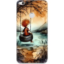 Teknomeg Huawei P9 Lite 2017 Uyumlu Yalnız Çocuk  Desenli Silikon Kılıf