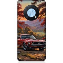 Teknomeg Huawei Nova Y90 Uyumlu Klasik Araba  Desenli Silikon Kılıf