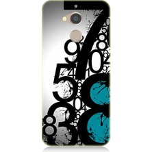 Teknomeg General Mobile Gm8 Uyumlu Sayısal Karmaşa  Desenli Silikon Kılıf