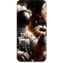 Teknomeg Huawei Honor 8s Uyumlu Uzay Astronotu  Desenli Silikon Kılıf