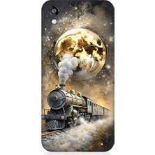 Teknomeg Huawei Honor 8s Uyumlu Buharlı Tren  Desenli Silikon Kılıf