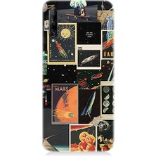 Teknomeg Huawei P Smart Pro Uyumlu Duman Sanatı  Desenli Silikon Kılıf