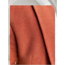 Açık Kahverengi Petek Dokulu Erkek Blazer Spor Ceket