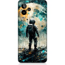 Teknomeg General Mobile GM24 Pro Uyumlu Ayda Astronot  Desenli Silikon Kılıf
