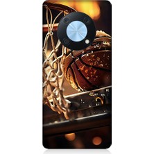 Teknomeg Huawei Nova Y90 Uyumlu Uzay Iskeleti  Desenli Silikon Kılıf