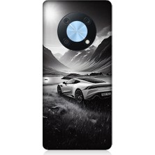 Teknomeg Huawei Nova Y90 Uyumlu Dağ Yolunda Araba  Desenli Silikon Kılıf