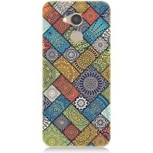 Teknomeg General Mobile Gm8 Uyumlu Renkli Desen  Desenli Silikon Kılıf