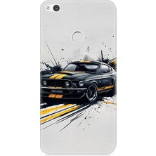 Teknomeg Huawei P9 Lite 2017 Uyumlu Hızlı Araba  Desenli Silikon Kılıf