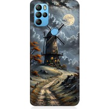 Teknomeg General Mobile GM21 Pro Uyumlu Yel Değirmeni  Desenli Silikon Kılıf