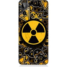 Teknomeg General Mobile GM23 Se Uyumlu Nükleer Sembol  Desenli Silikon Kılıf
