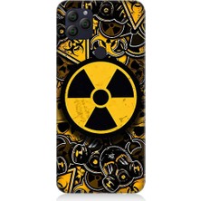 Teknomeg General Mobile GM22 Uyumlu Nükleer Sembol  Desenli Silikon Kılıf