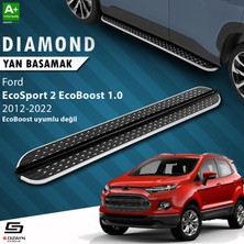S-Dizayn Ford EcoSport 2 Diamond Krom Yan Basamak 173 Cm 2012-2022 A+ Kalite