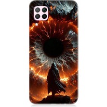 Teknomeg Huawei P40 Lite Uyumlu Ateş Çemberi  Desenli Silikon Kılıf