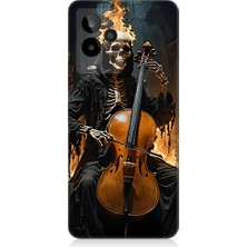 Teknomeg General Mobile GM24 Pro Uyumlu Iskelet Çello  Desenli Silikon Kılıf