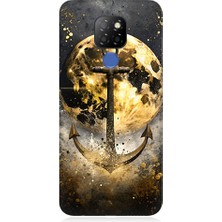 Teknomeg General Mobile GM20 Uyumlu Ay ve Çapa  Desenli Silikon Kılıf