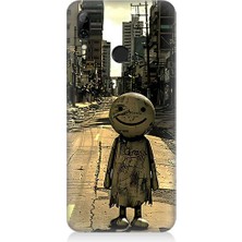 Teknomeg Huawei P Smart 2019 Uyumlu Boş Şehir  Desenli Silikon Kılıf