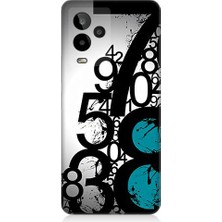 Teknomeg General Mobile GM24 Pro Uyumlu Sayısal Karmaşa  Desenli Silikon Kılıf