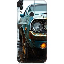 Teknomeg Huawei Honor 8c Uyumlu Klasik Araba  Desenli Silikon Kılıf