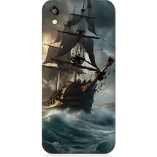 Teknomeg Huawei Honor 8s Uyumlu Yelkenli Gemi  Desenli Silikon Kılıf