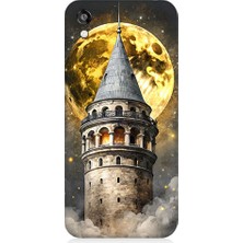 Teknomeg Huawei Honor 8s Uyumlu Galata Kulesi  Desenli Silikon Kılıf