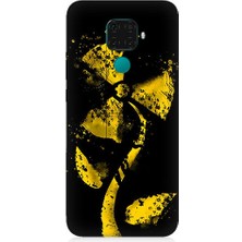 Teknomeg Huawei Mate 30 Lite Uyumlu Rüzgar Gülü  Desenli Silikon Kılıf
