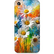 Teknomeg Huawei Honor 8s Uyumlu Papatya Bahçesi  Desenli Silikon Kılıf